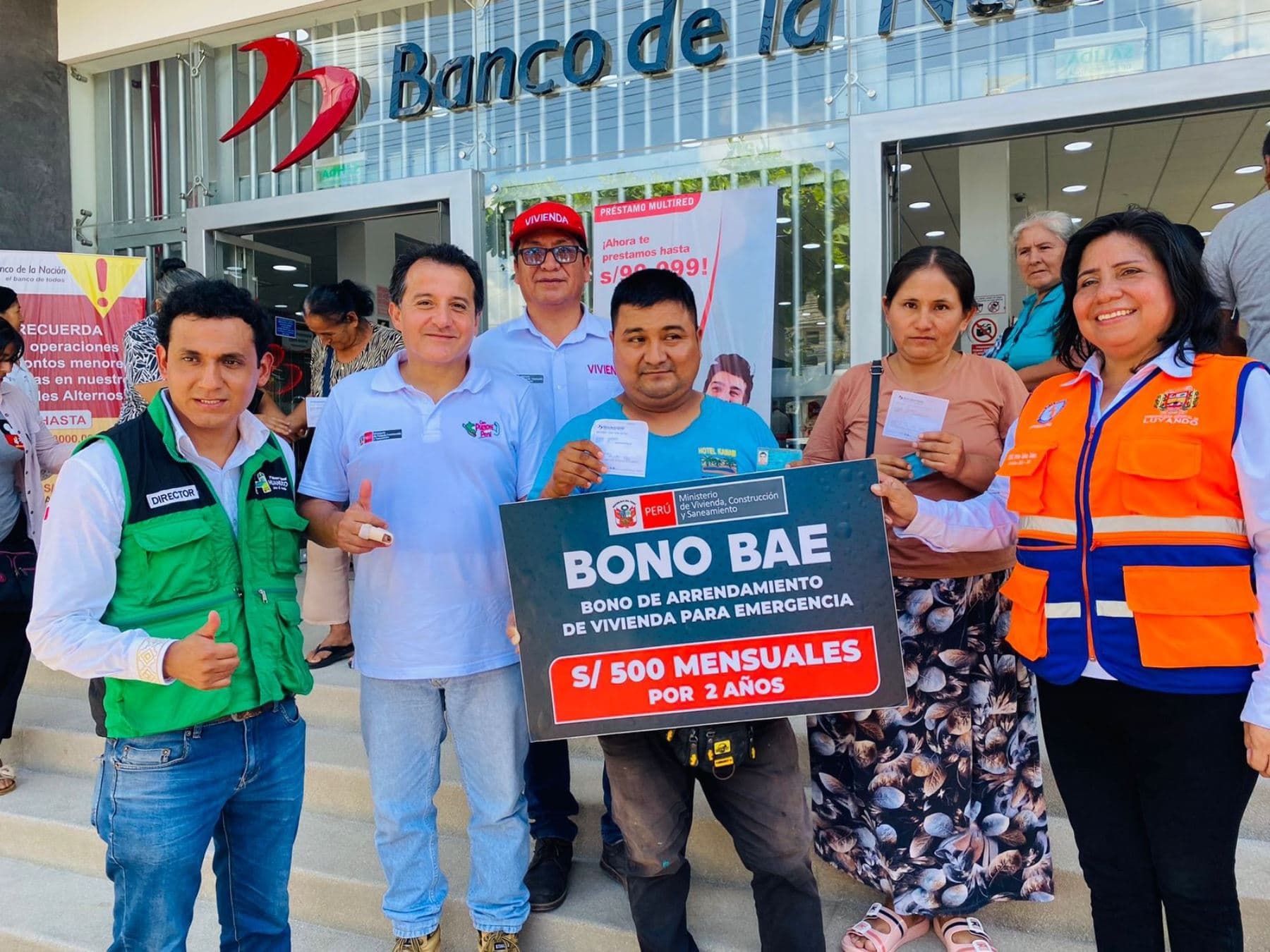 Entregan bonos de arrendamiento a familias que perdieron viviendas