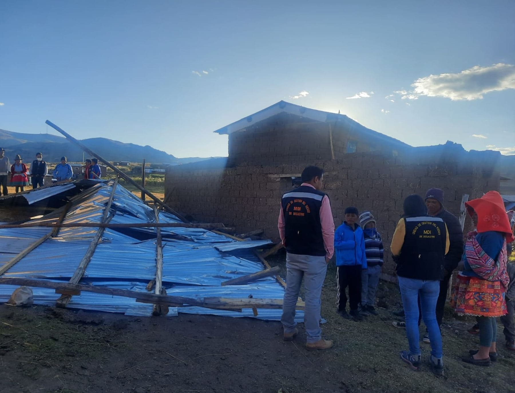 Vientos fuertes causan daños en viviendas en Áncash